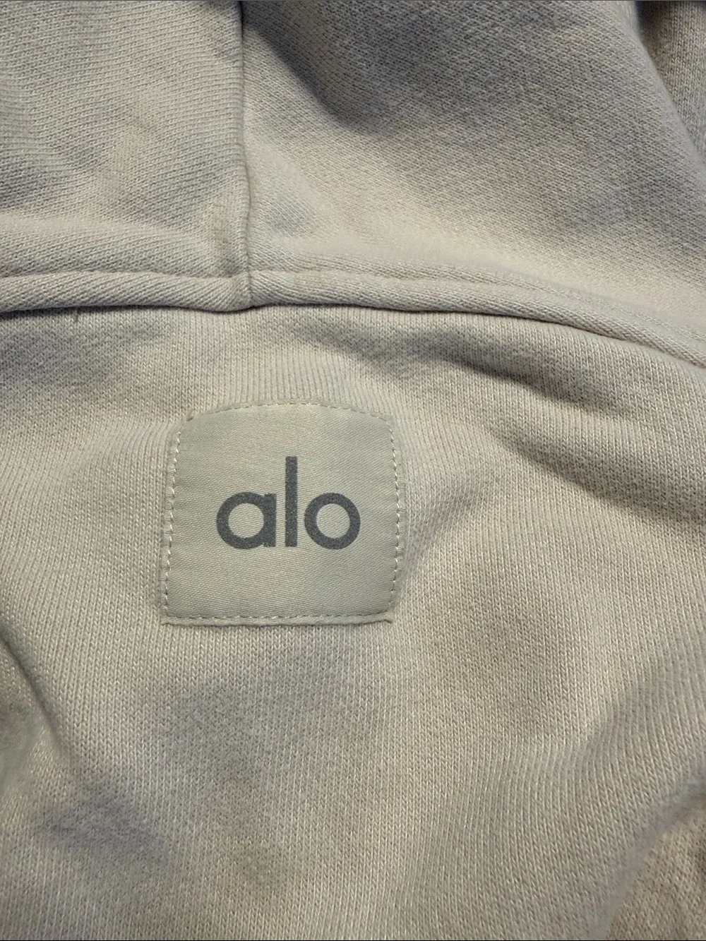 ALO Yoga Crewneck Sweatshirt in Light Beige